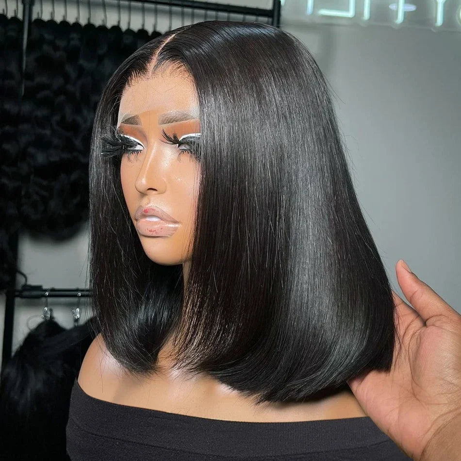 Straight Bob Wig  | HD Lace Front| 100% Human Hair