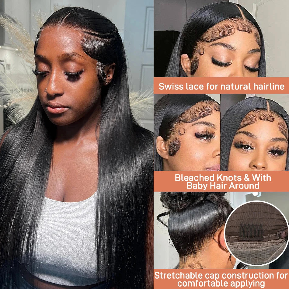 Straight Wig | HD Lace Front | Brazilian Human Hair